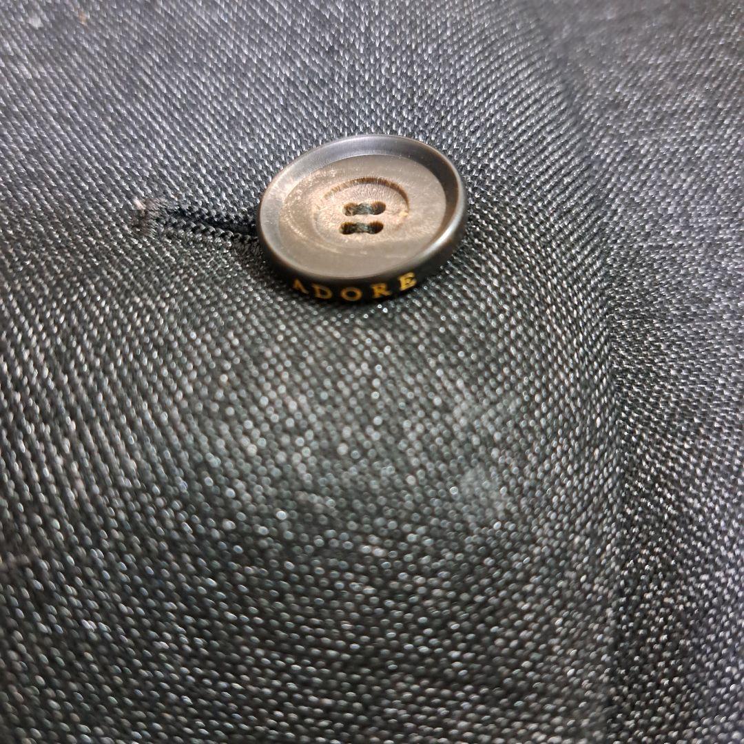 【美品】ADORE チェスターコート テーラーコート チャコールグレー