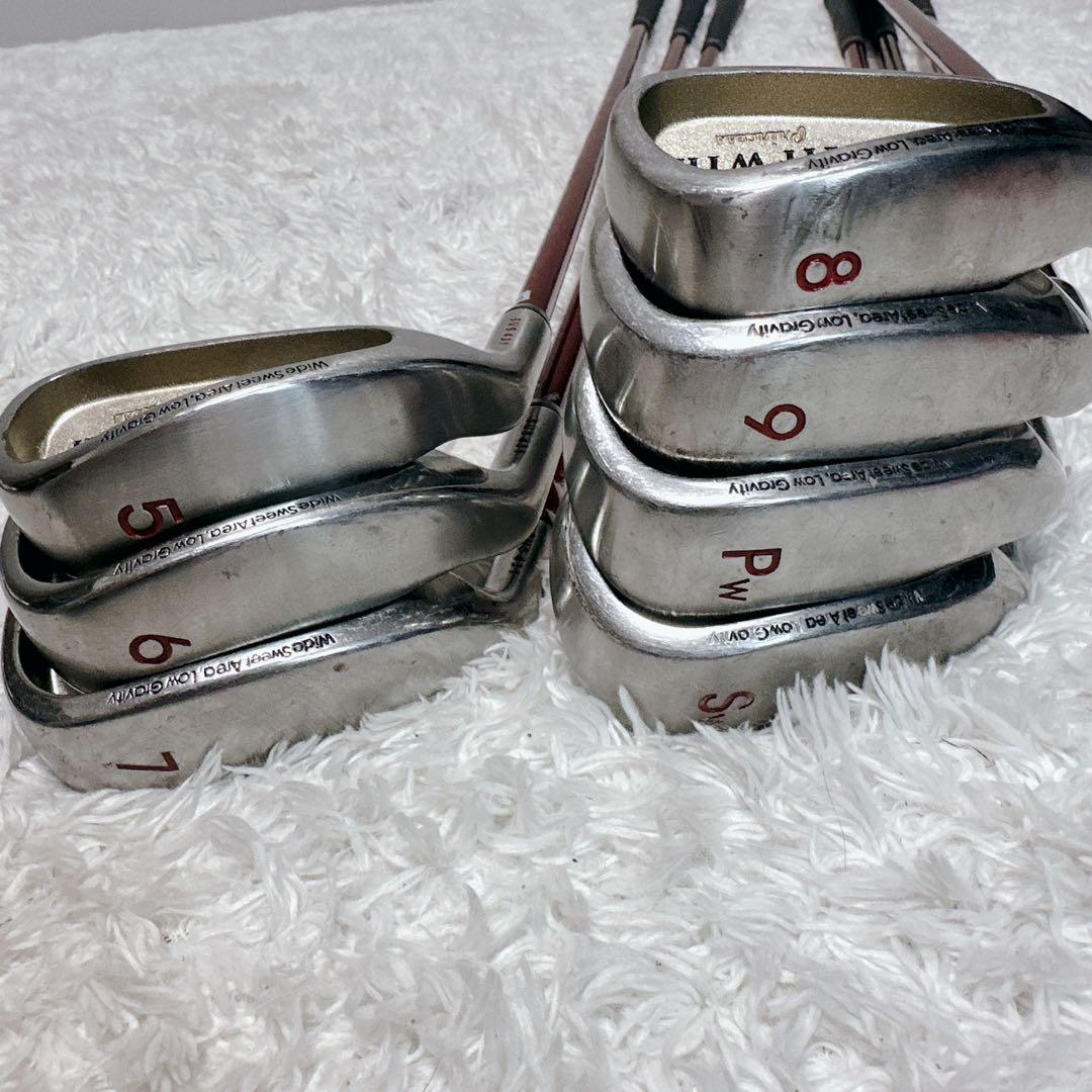 レディース レフティー air win アイアン キャディーバッグ ゴルフ