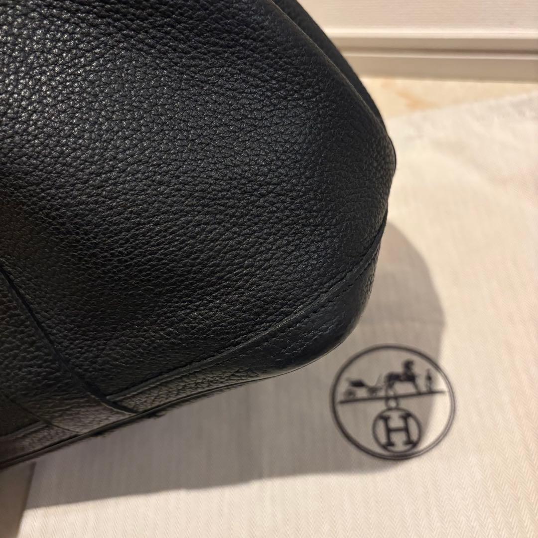 エルメス ガーデンパーティpm 36 ネゴンダ ブラック 黒 ノアール