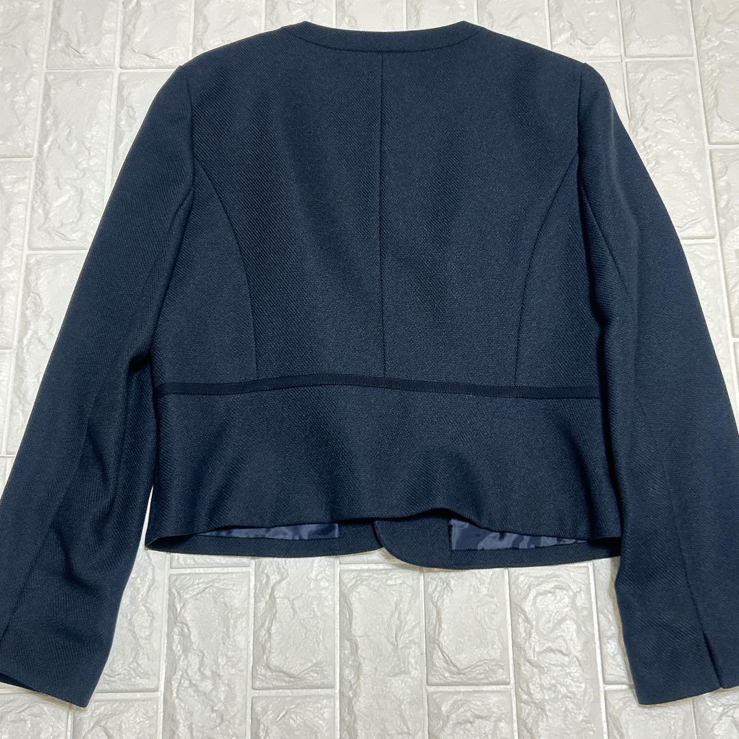 希少サイズ13XL東京ソワールRifanneリファンネ フォーマル３点セット 紺