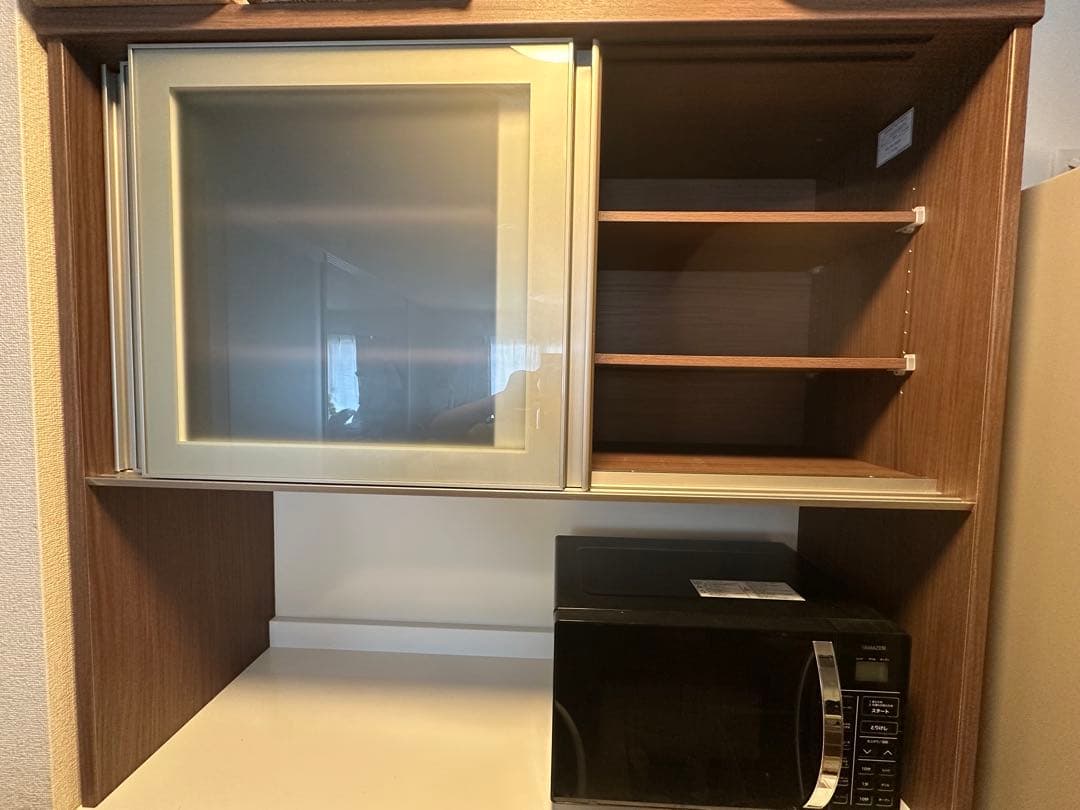 カップボード　ニトリ　食器棚　リガーレ　幅121㎝上下まとめ売り　ソフトクローズ