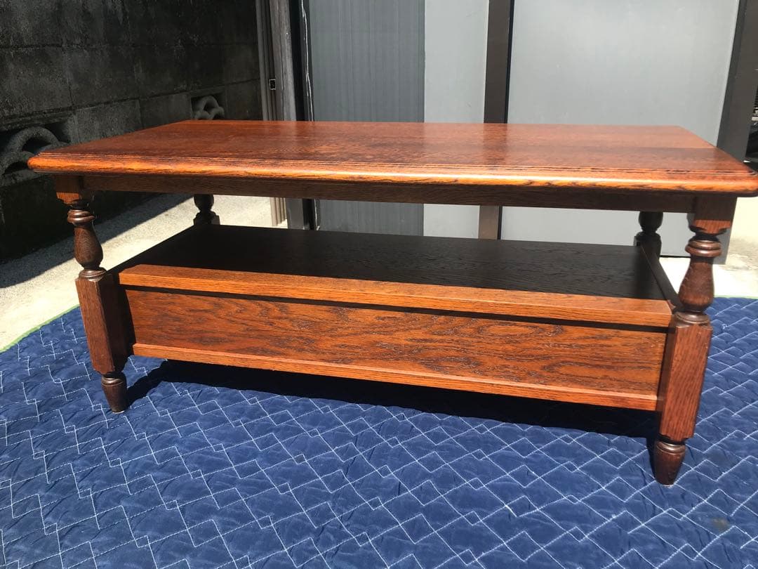 zaq ☆カントリーハウス ブルージュ　三越　引出付センターテーブル