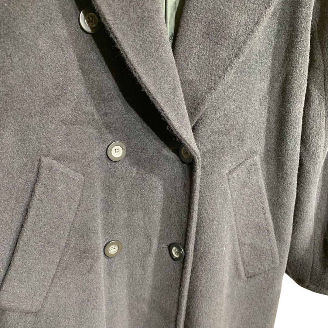 MaxMara カシミヤ混ダブルチェスターコート　サイズ38