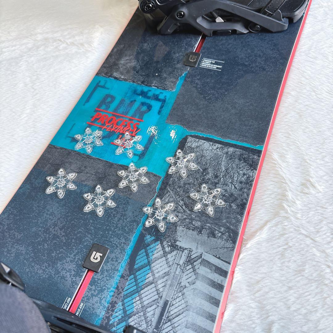BURTON ボード PROCESS 162 FLOW ビンディング　FUSE