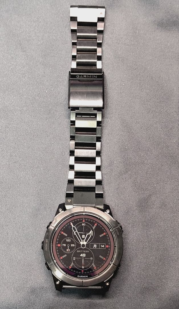 GARMIN ガーミン fenix 26mm チタンバンドベルト d2