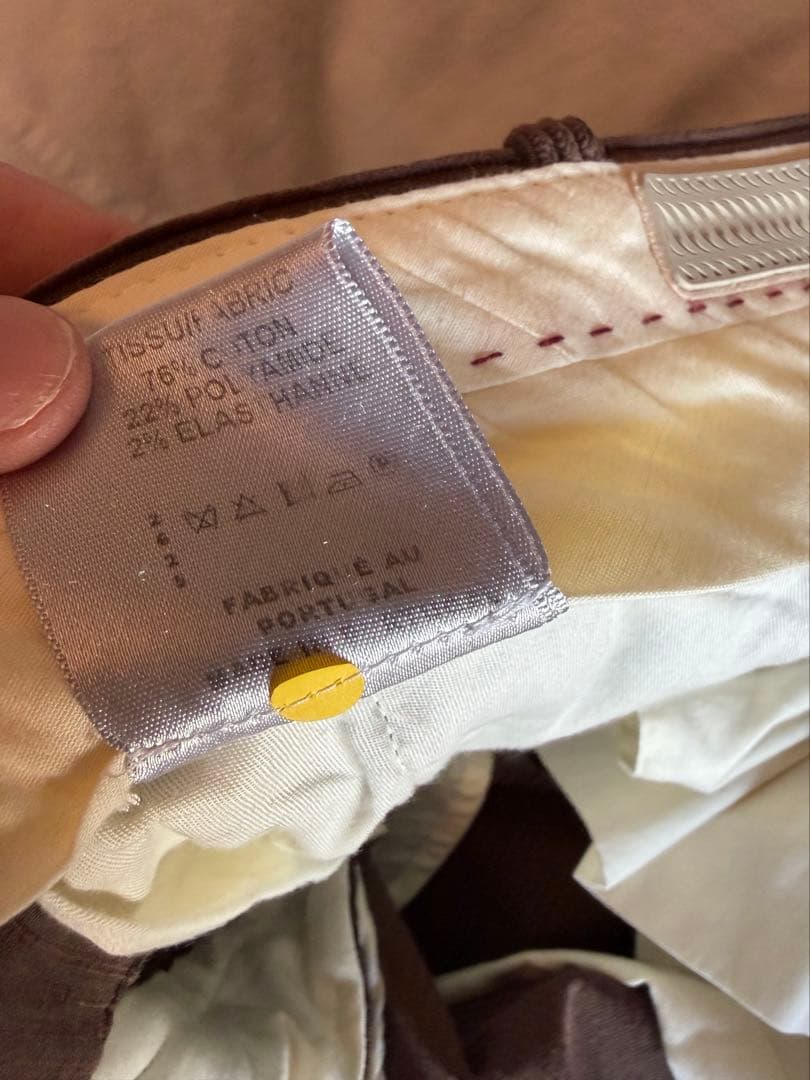 ベルナールザンスBERNARD ZINSBAC J コーデュロイ38 ブラウン