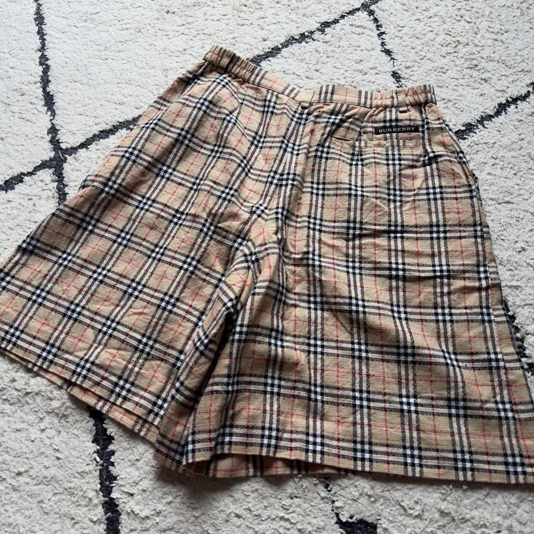 大きいサイズ　バーバリーゴルフ　ノバチェック　ハーフパンツ　ショーツ　15号