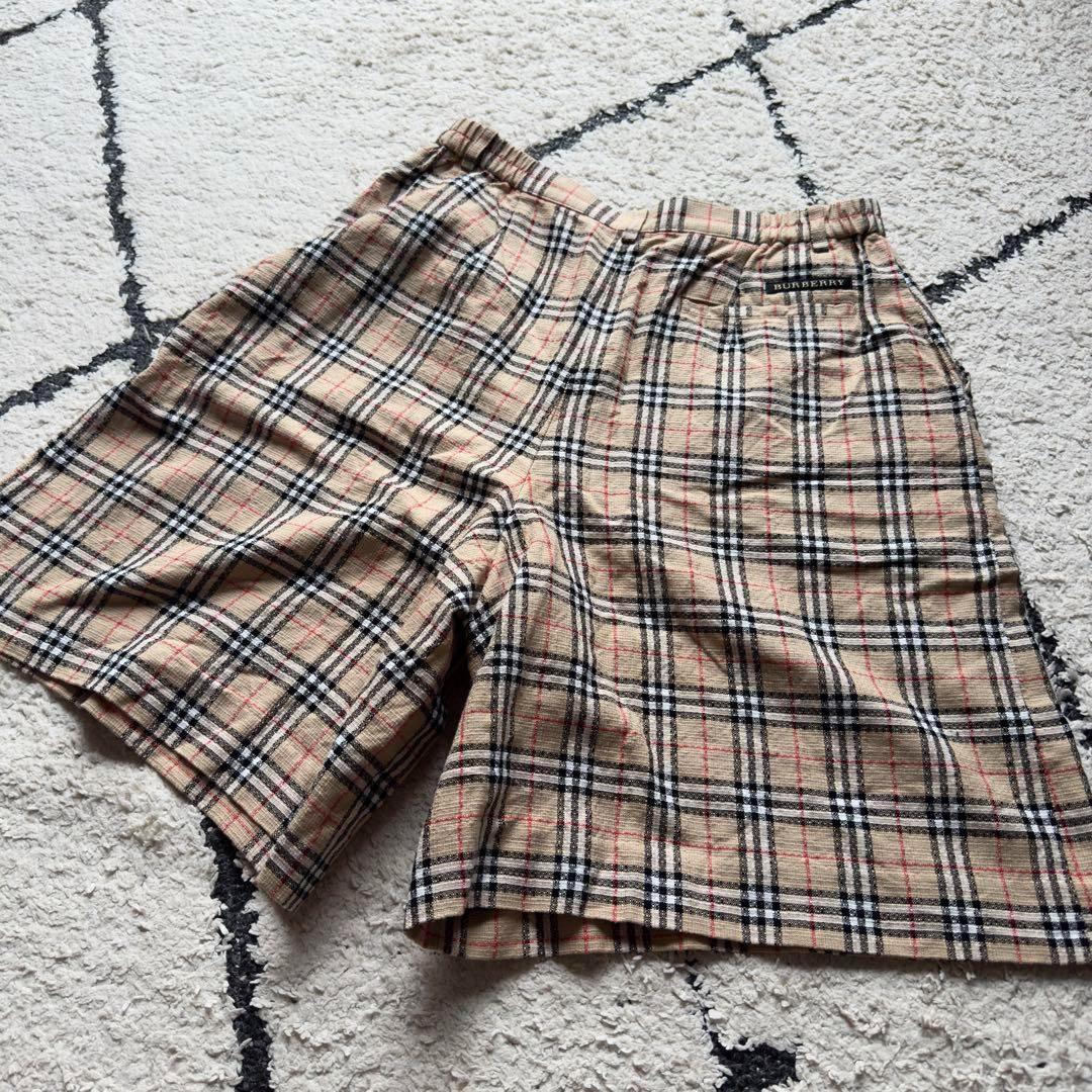 大きいサイズ　バーバリーゴルフ　ノバチェック　ハーフパンツ　ショーツ　15号