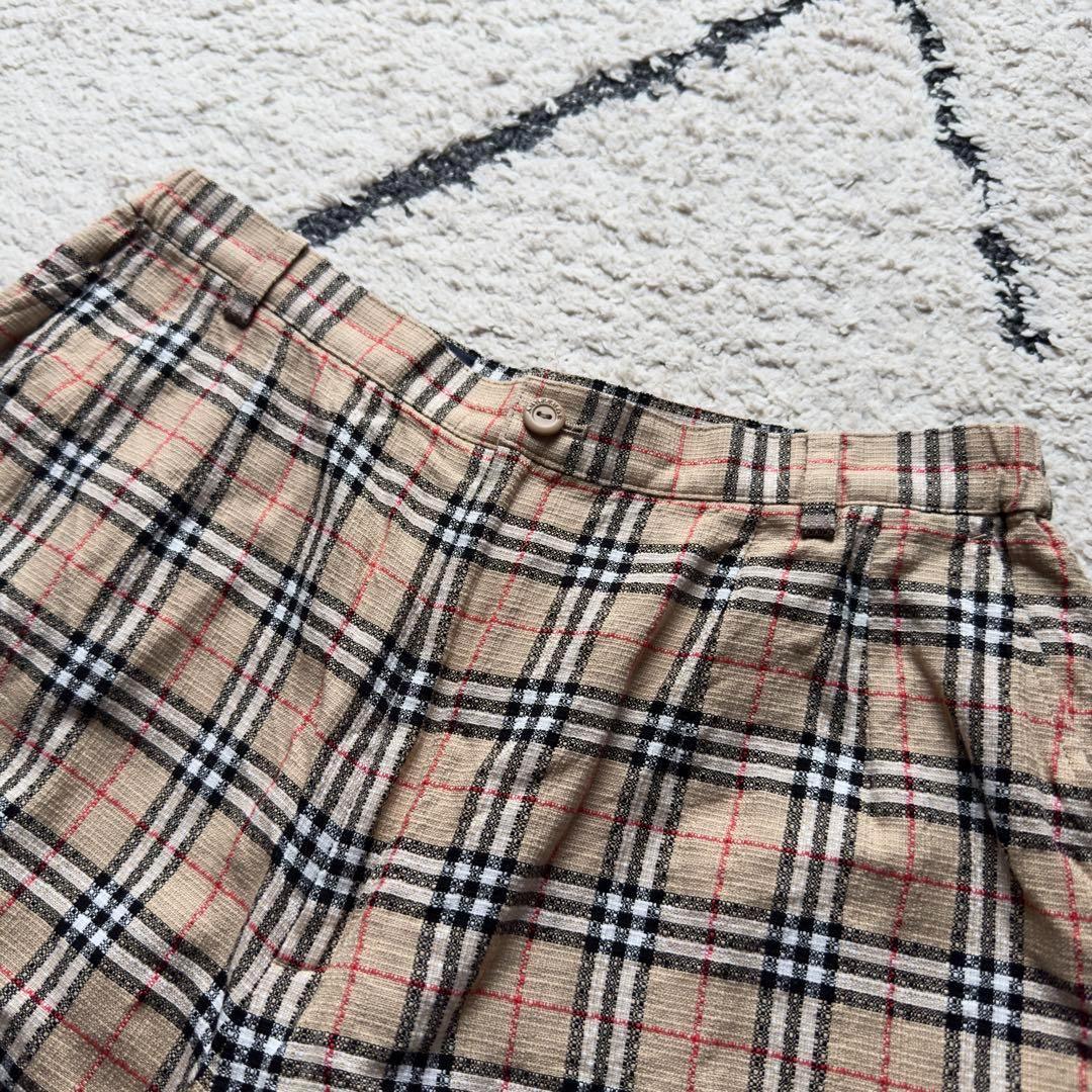 大きいサイズ　バーバリーゴルフ　ノバチェック　ハーフパンツ　ショーツ　15号