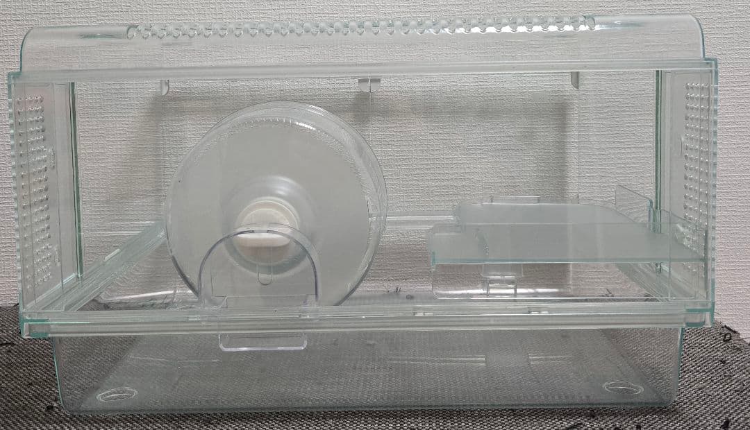 GEX グラスハーモニー600 ハムスターケージ ＋ 専用ステージ付き