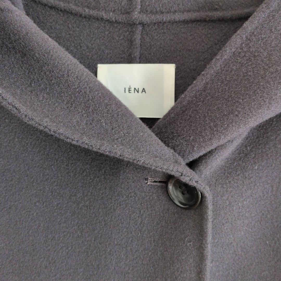 美品 IENA イエナ Hamiltonリバーフードコート グレー 38