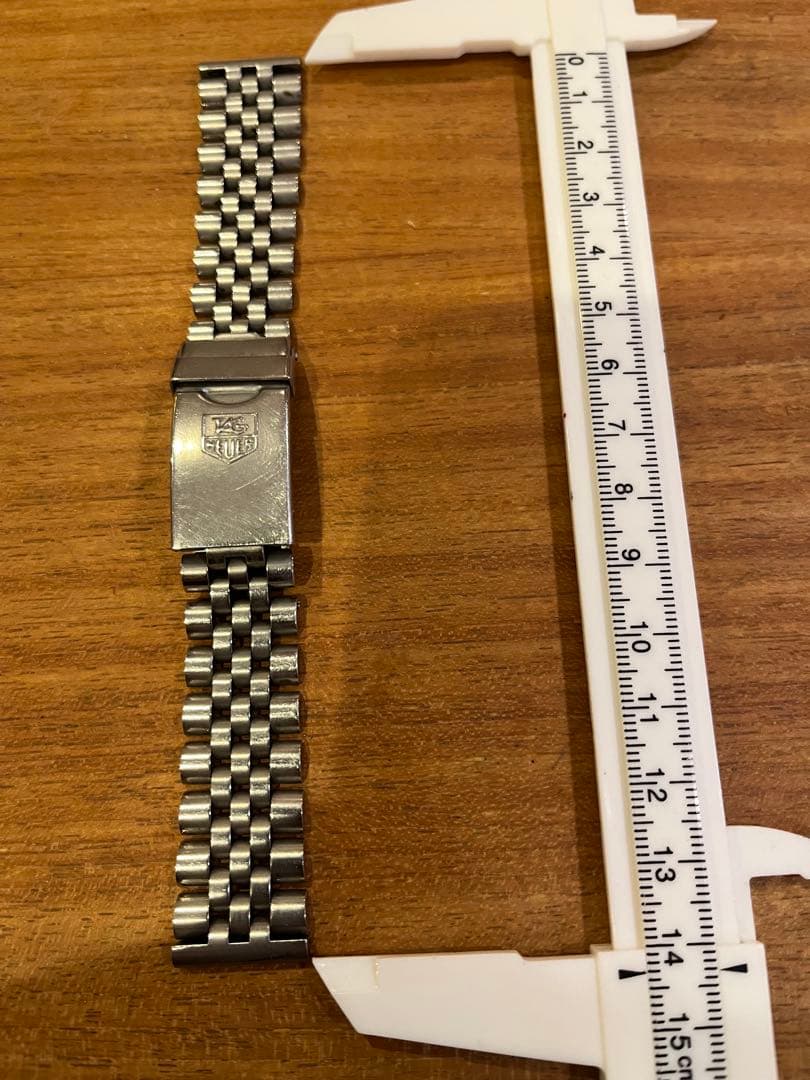 美品◎タグホイヤーフォーミュラ1 純正ベルト18mm メンズ用レア　ヴィンテージ