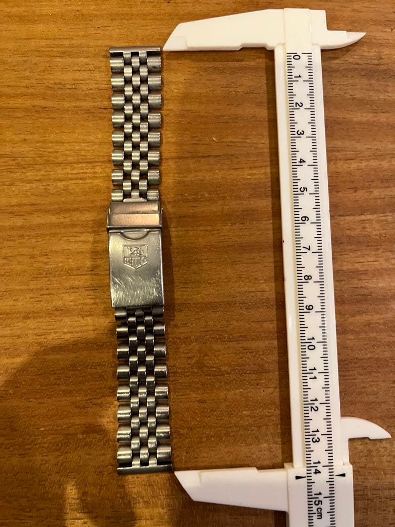 美品◎タグホイヤーフォーミュラ1 純正ベルト18mm メンズ用レア　ヴィンテージ