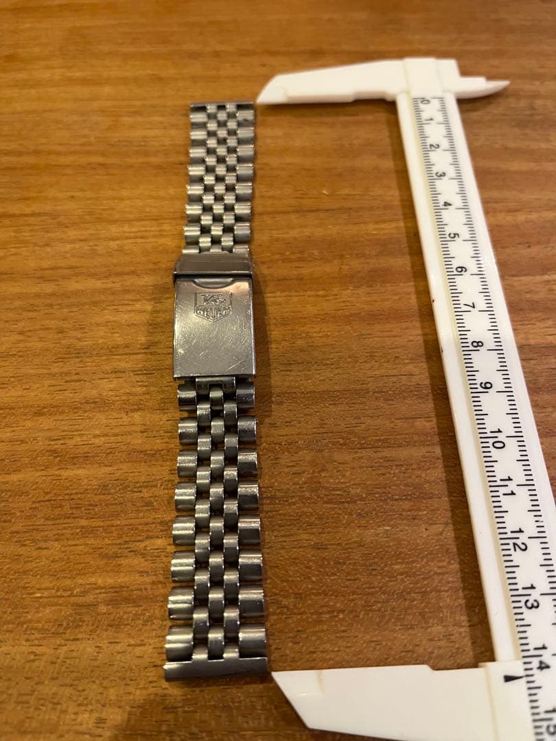 美品◎タグホイヤーフォーミュラ1 純正ベルト18mm メンズ用レア　ヴィンテージ