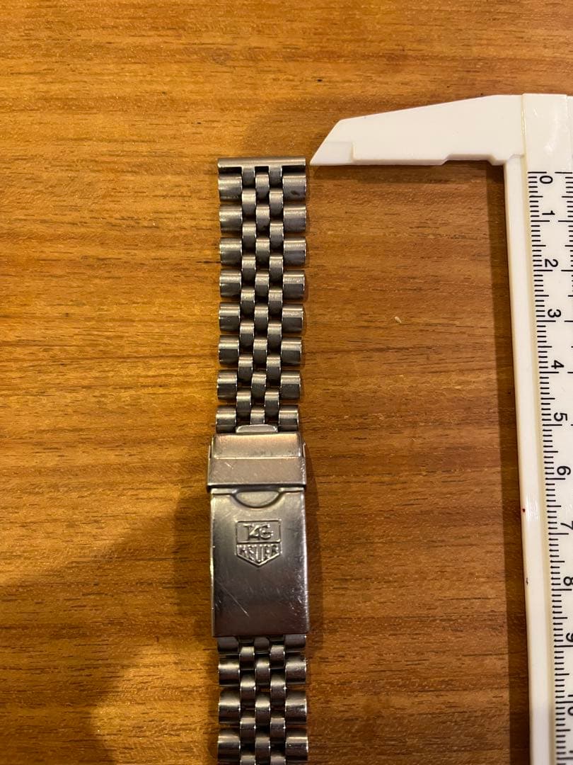 美品◎タグホイヤーフォーミュラ1 純正ベルト18mm メンズ用レア　ヴィンテージ