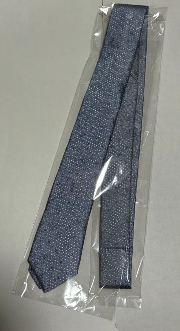 CHANEL　シャネル　ネクタイ　ブルー