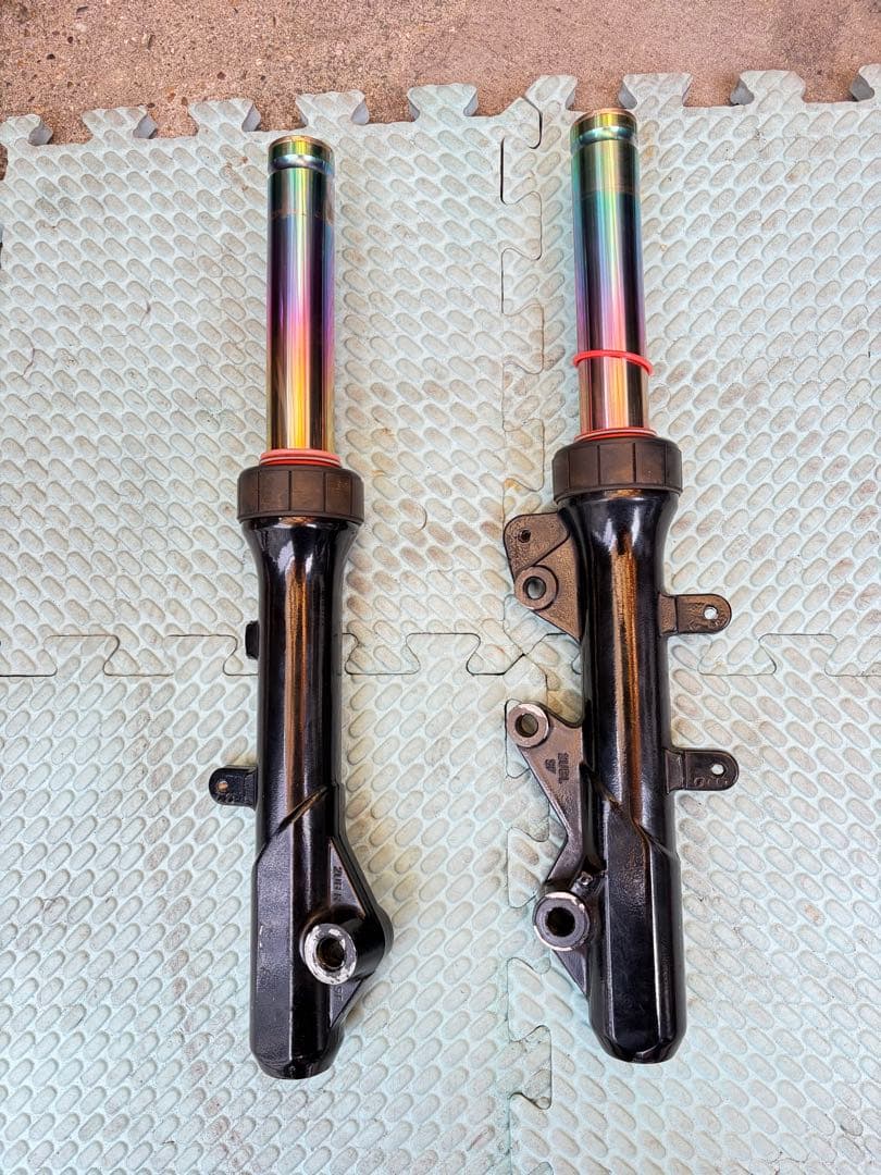 NCY フロントフォーク シグナスx4型5型チタンカラー