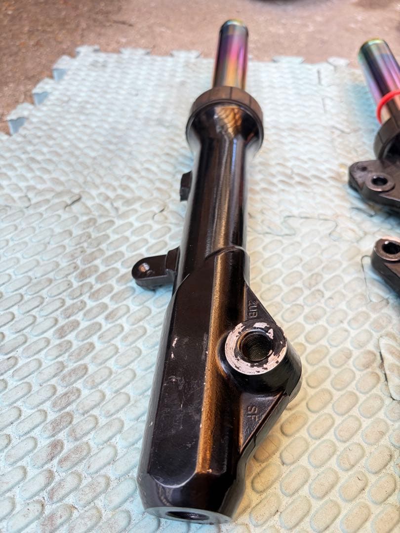 NCY フロントフォーク シグナスx4型5型チタンカラー