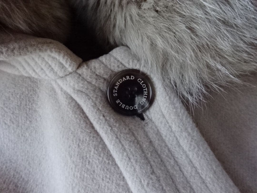 Sov. ソブ ポンチョ ケープ　コート　ブルーフォックス