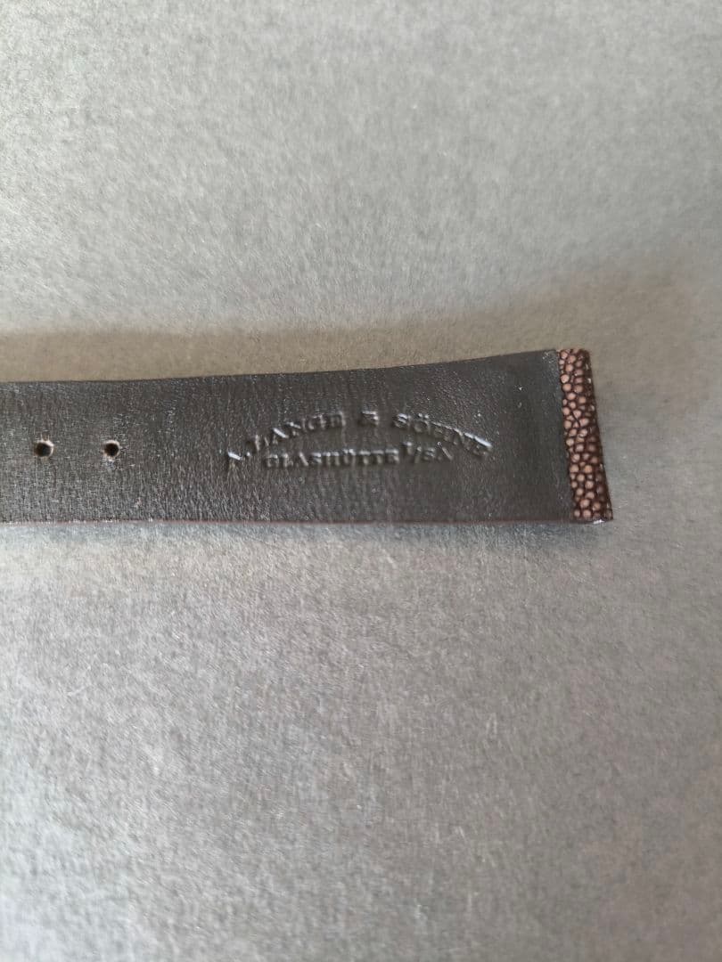 A.ランゲ＆ゾーネ純正ガルーシャストラップ