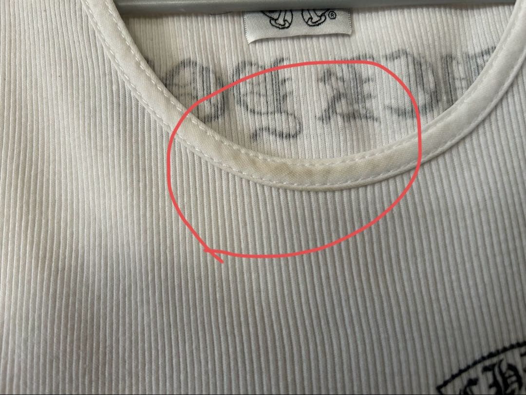 Chrome Hearts ホワイト タンクトップ