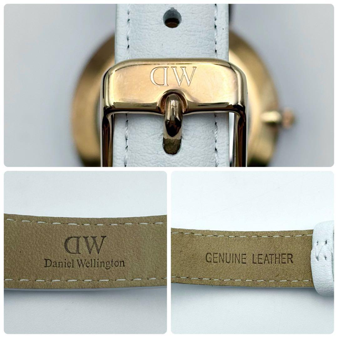 新品未使用 ダニエルウェリントン 腕時計 ホワイト クラシックペティット