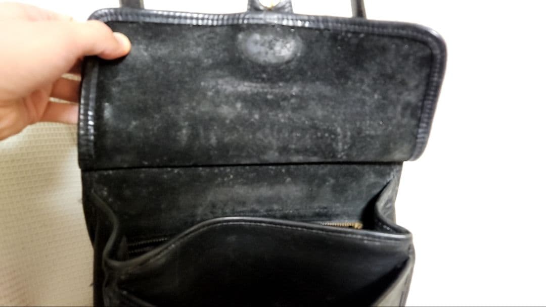 OLD COACH レザーショルダーバッグ　アメリカ製