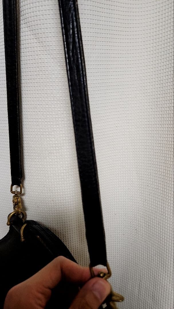 OLD COACH レザーショルダーバッグ　アメリカ製