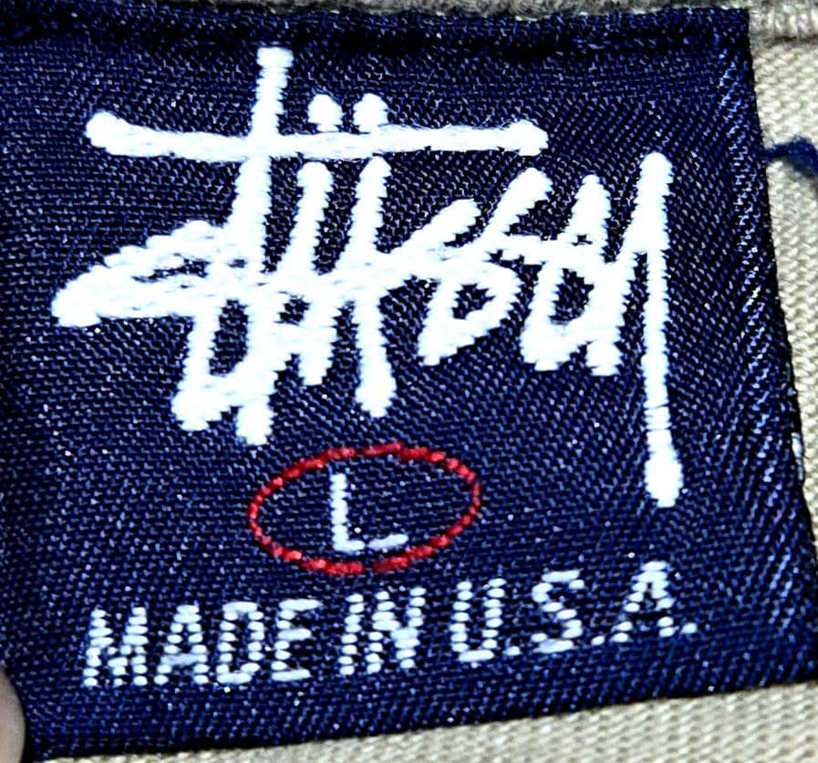 トップス STUSSY sneakers t used L