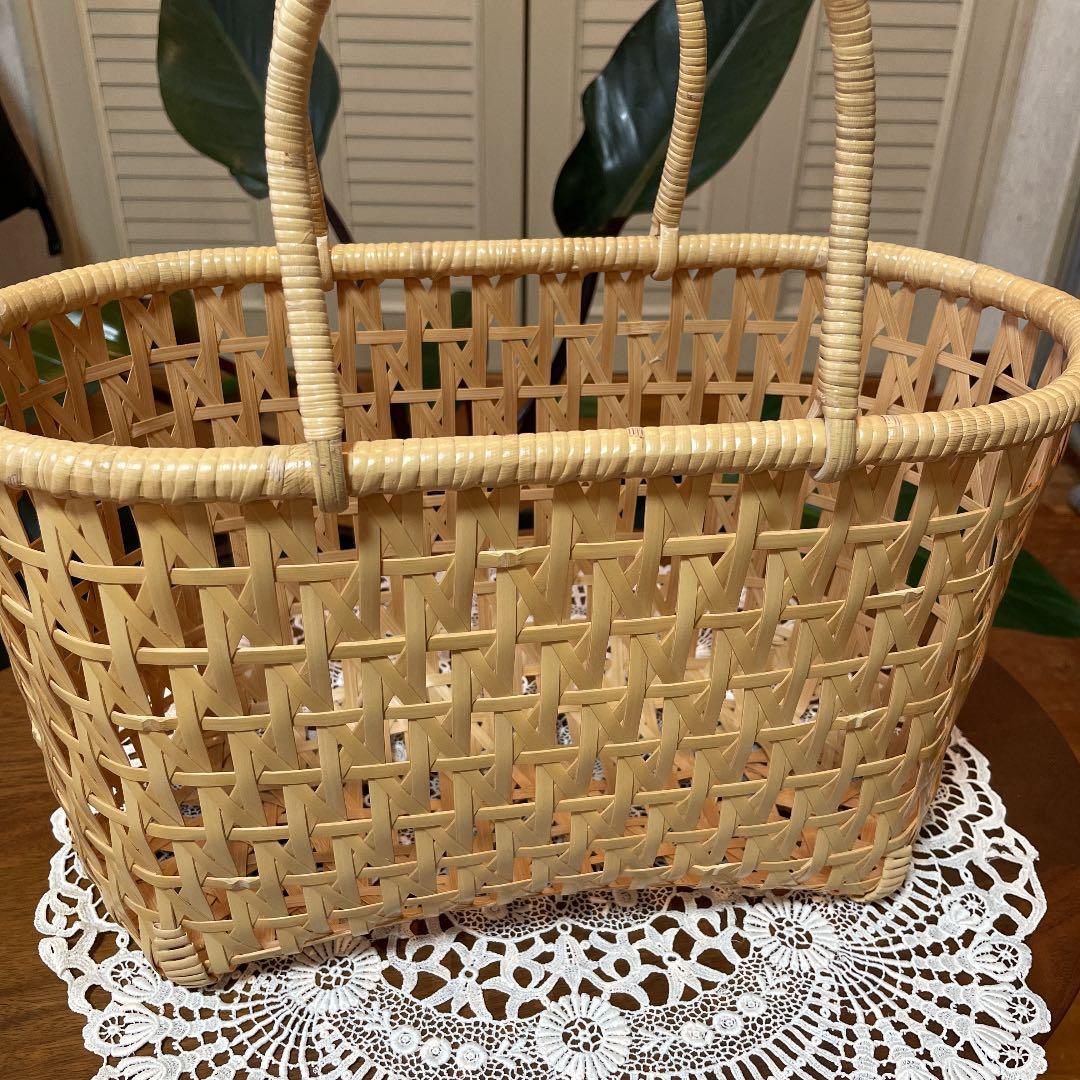 【未使用】♡ 大分県の竹細工籠
