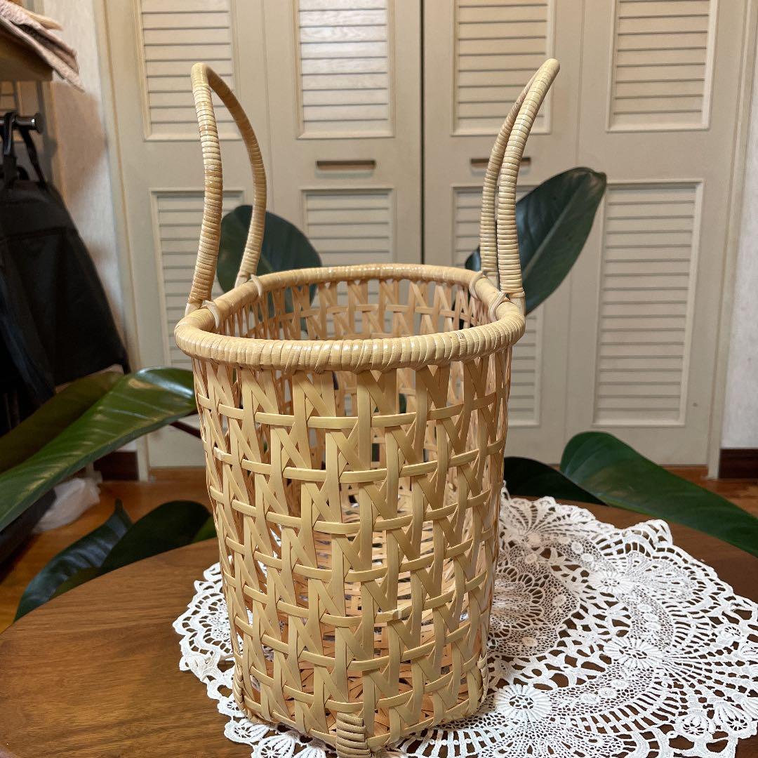 【未使用】♡ 大分県の竹細工籠
