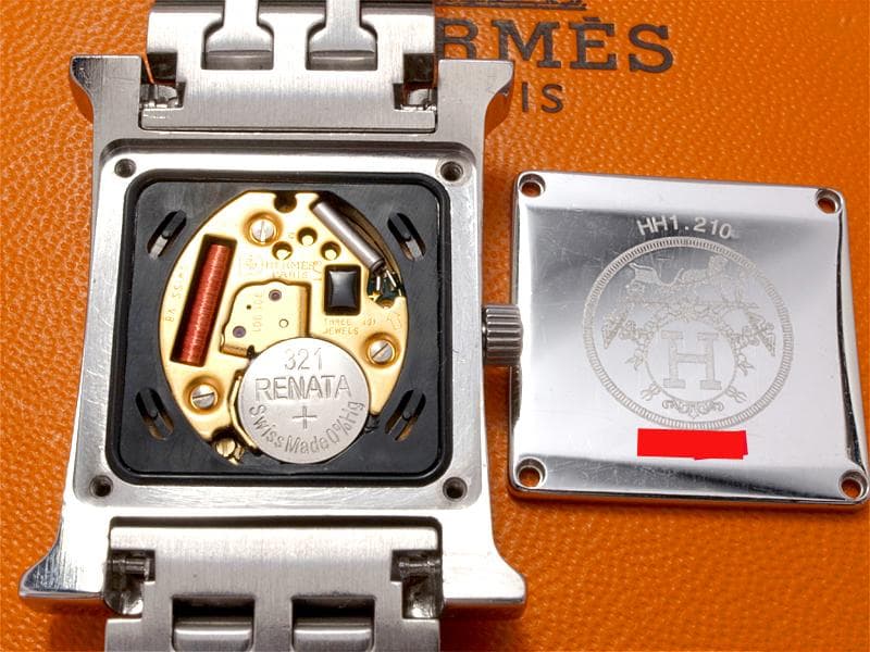 Mermaid　新品仕上げ済 エルメス Hウォッチ ダイヤベゼル（ダイヤ・