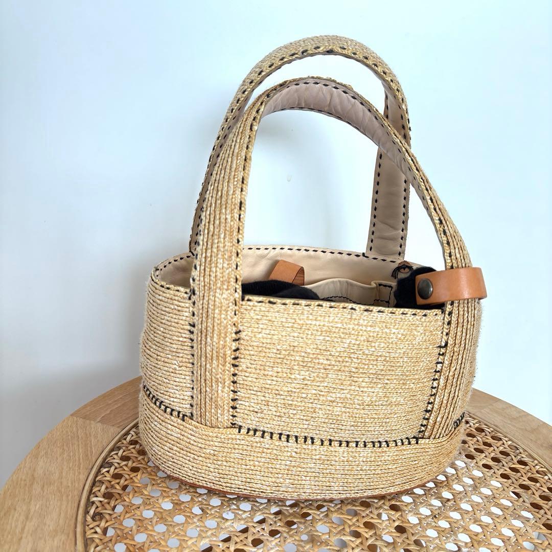 ebagos ブレードミニバッグ NATURAL エバゴス　完売品♡最終お値下げ