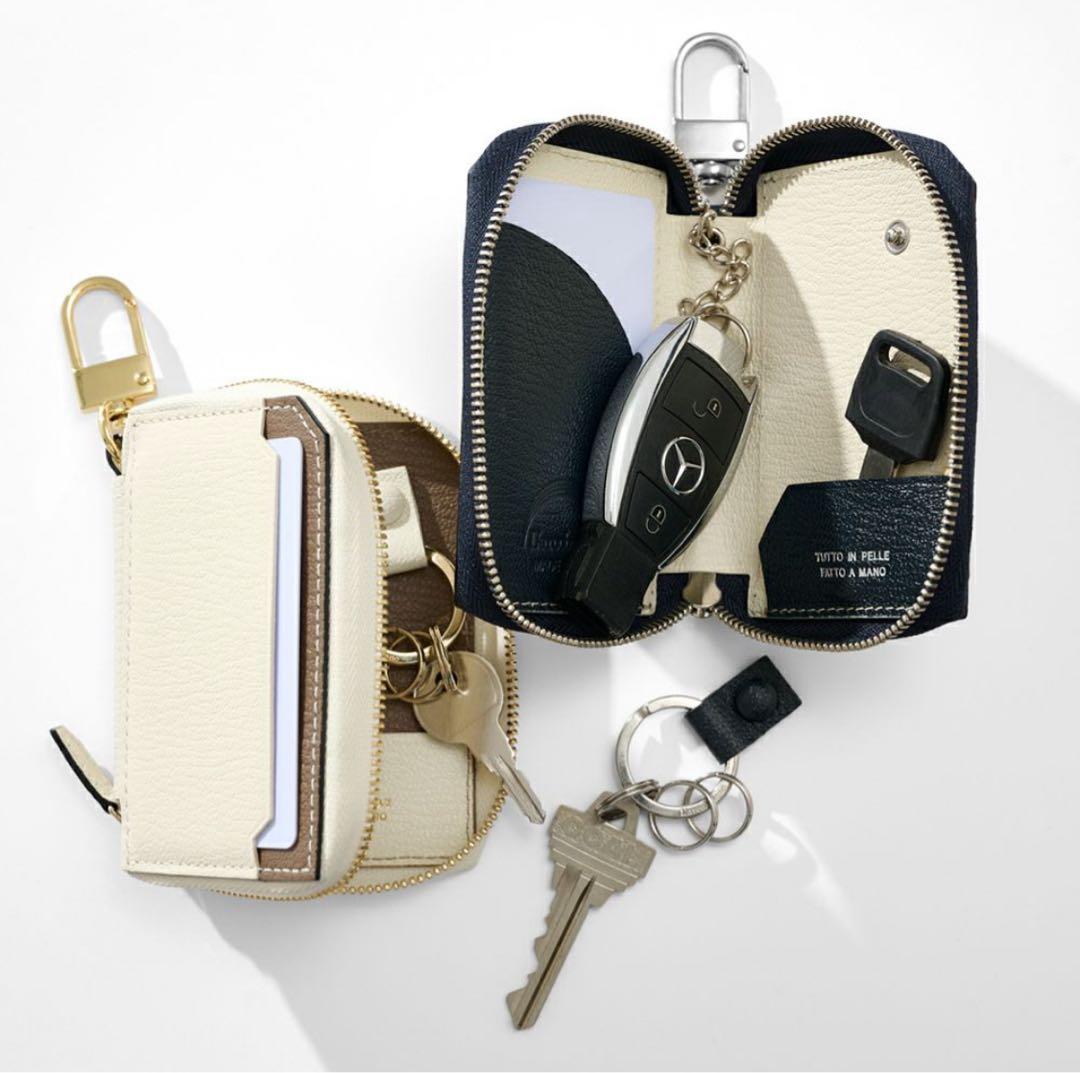 【美品】ラルコバレーノ　スマートWキーケース