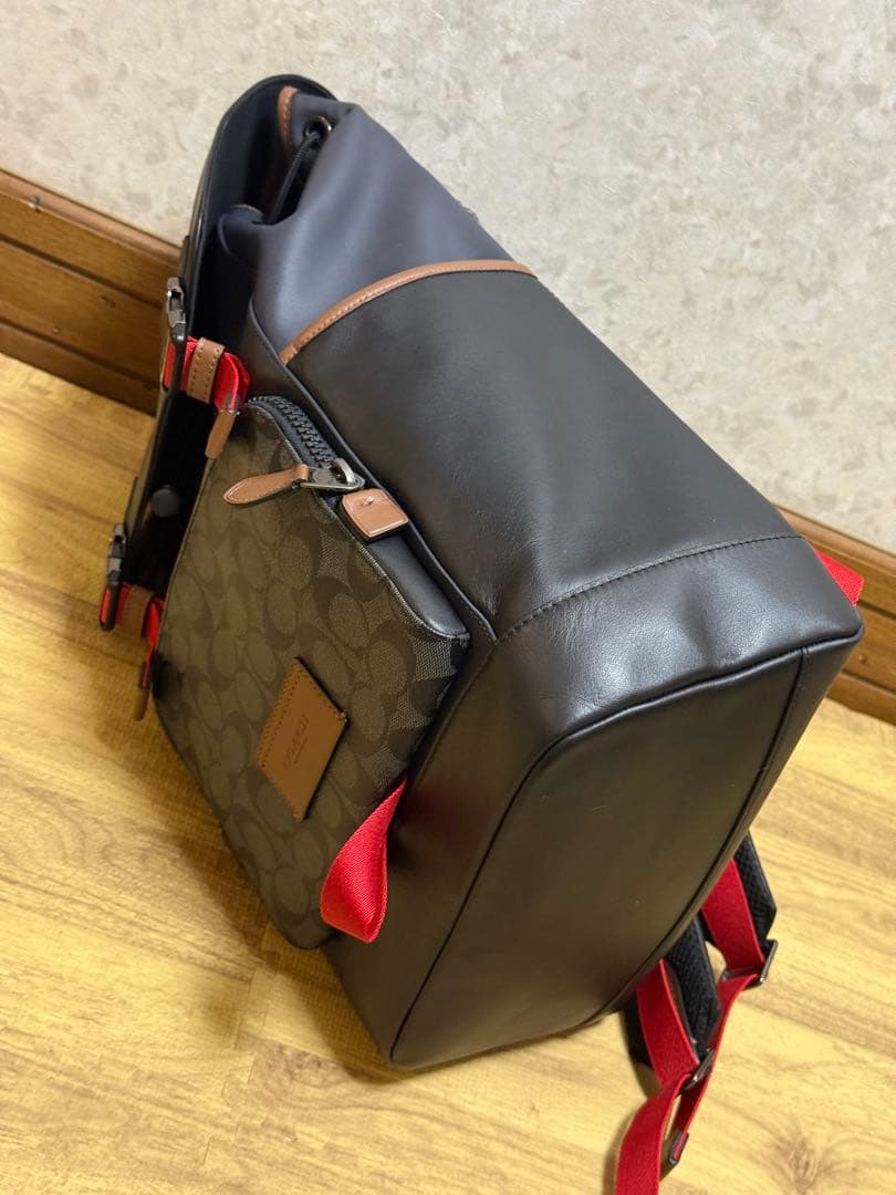 COACH コーチ トラック バックパック リュックサック レザー