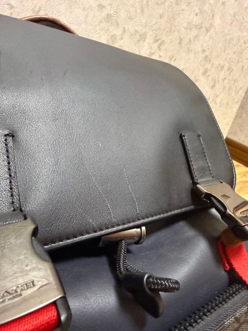 COACH コーチ トラック バックパック リュックサック レザー