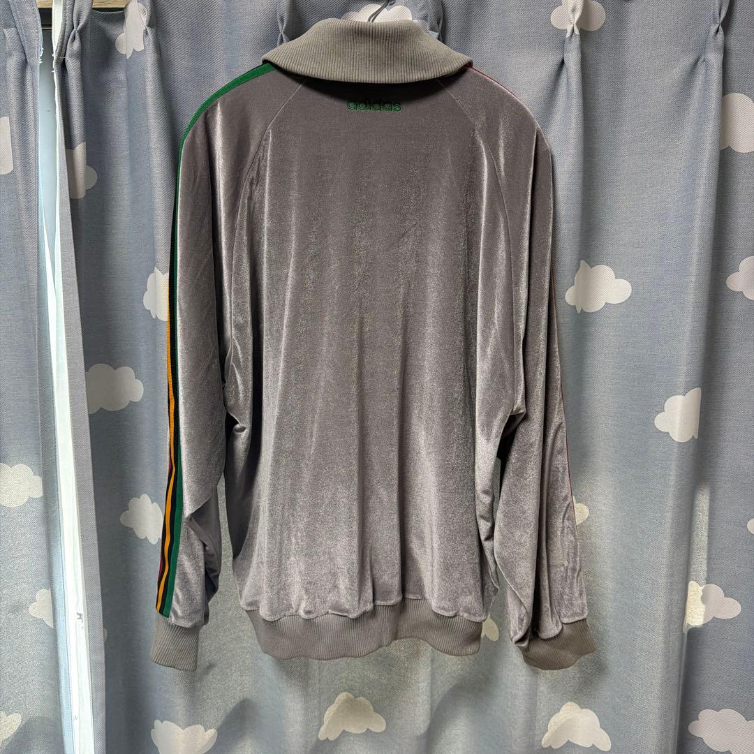 adidas ベロアジャージ 90s ラスタカラー 希少 ビンテージ
