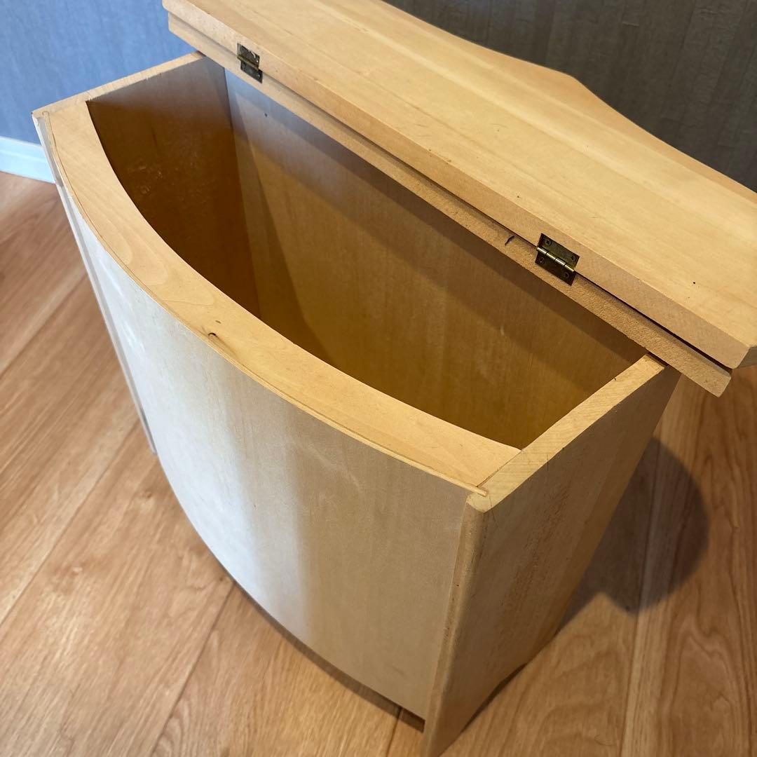 めったにない‼️美しい曲線の木製 ハート型天板 収納キャビネット