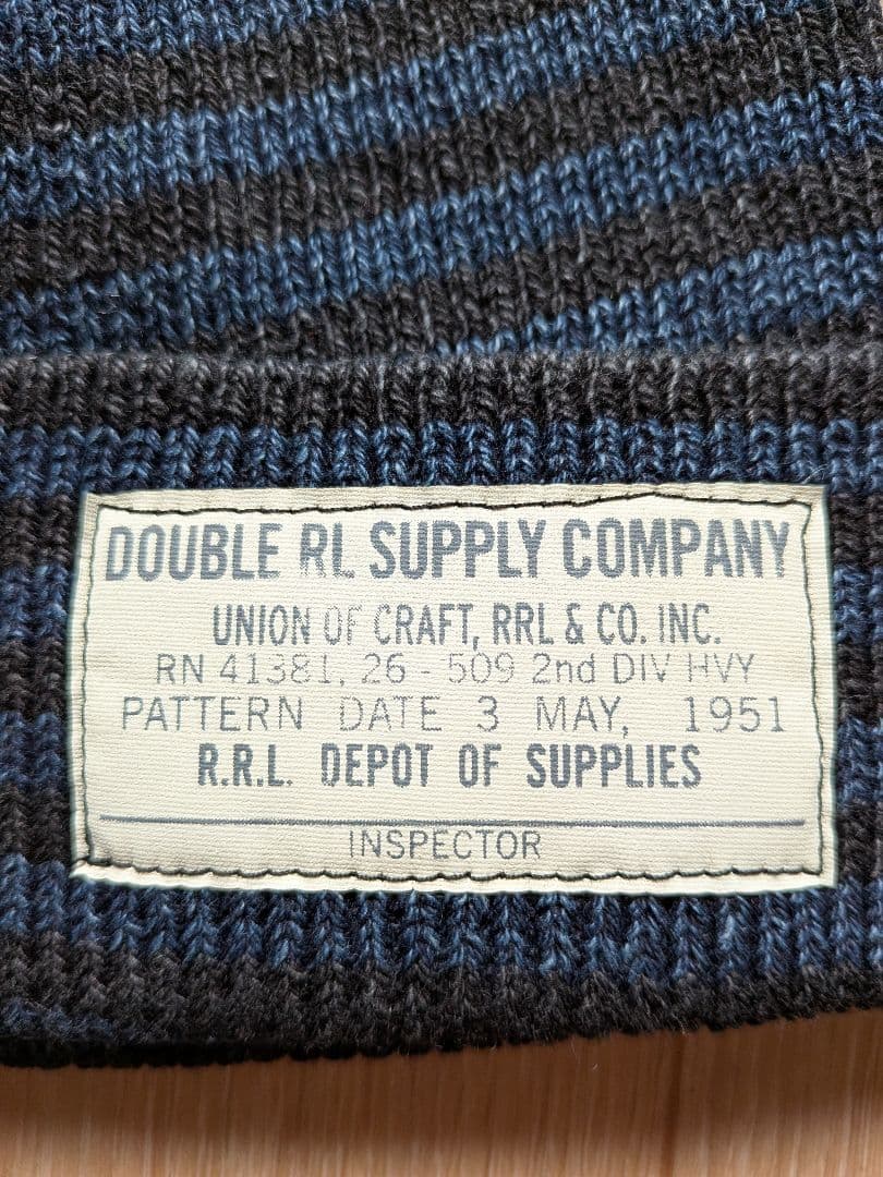 RRL インディゴニットキャップ 新品未使用