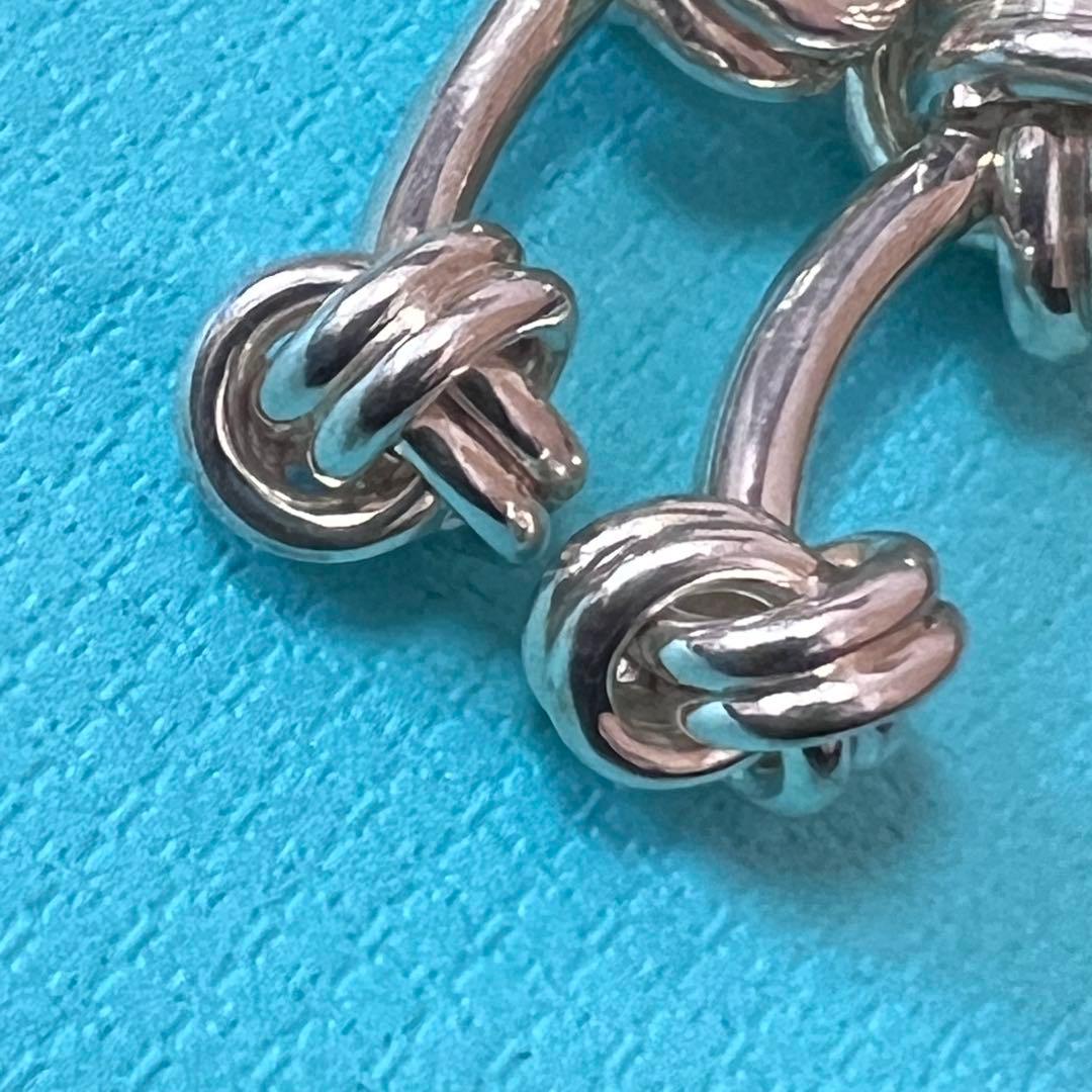☆極美品☆ティファニー　カフスボタン　ノット　ツイスト　シルバー　925