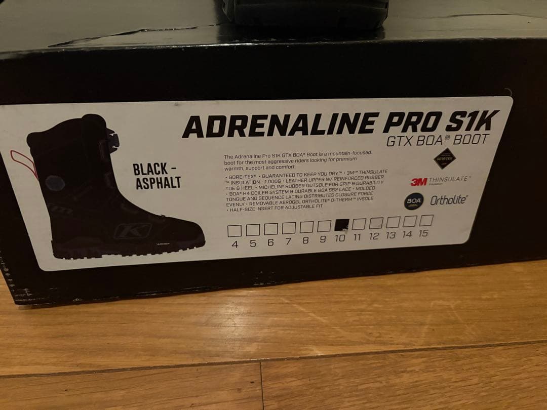 KLIM スノーモービルブーツ　クライム　中綿タイプ