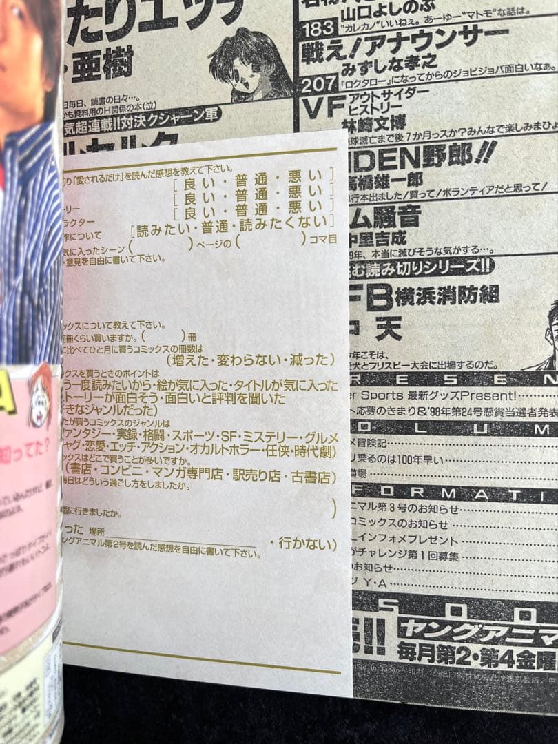 ●ヤングアニマル 1999年 No.2 ●ベルセルク 第134話 三浦建太郎