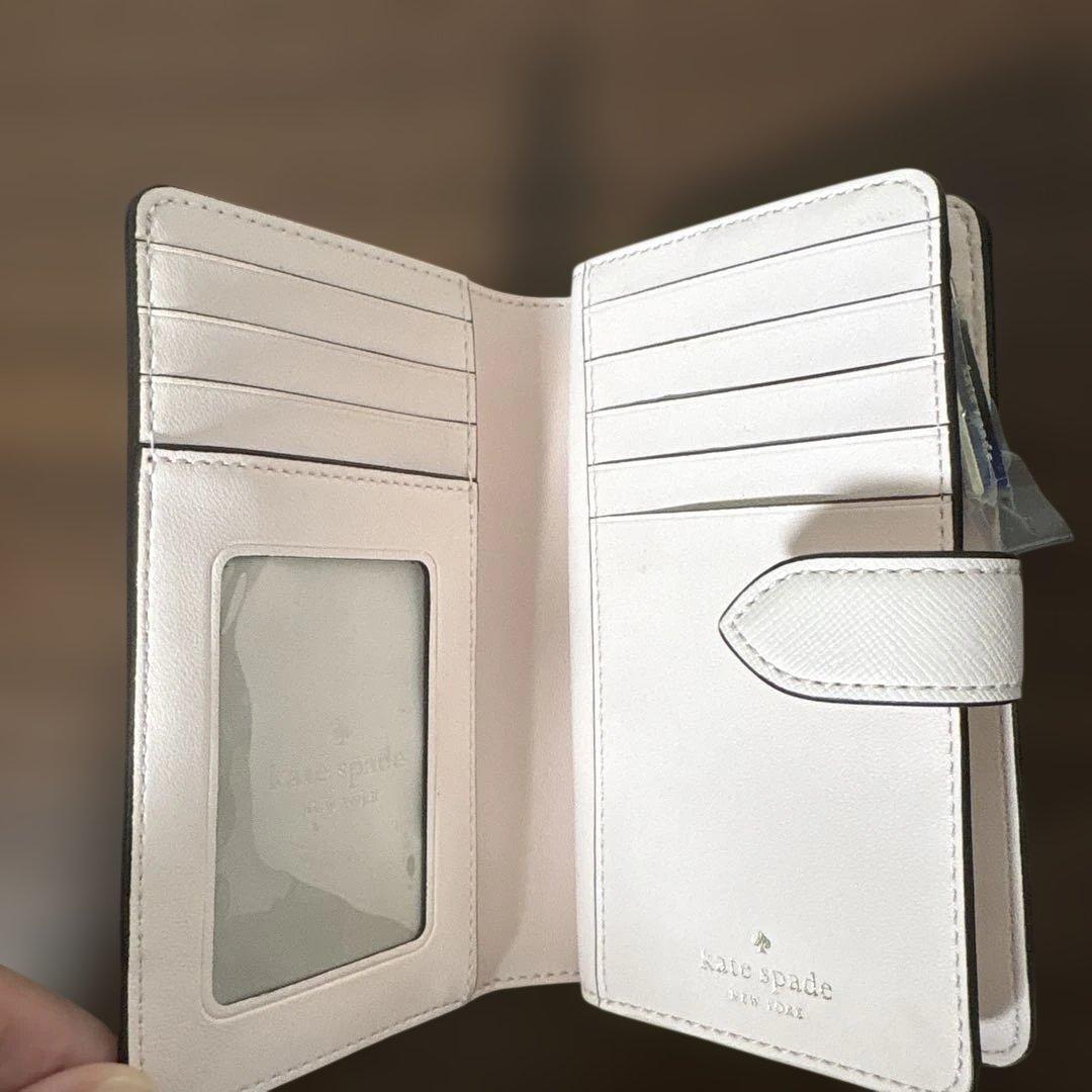 ケイトスペードニューヨーク 二つ折り財布 花柄 ウォレット　未使用