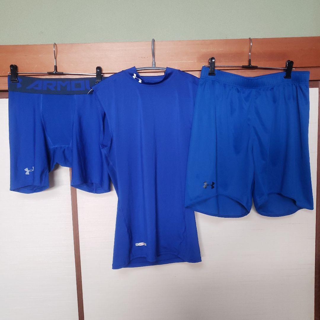 高校サッカー部着用 アンダーシャツ スパッツ パンツ３点セット