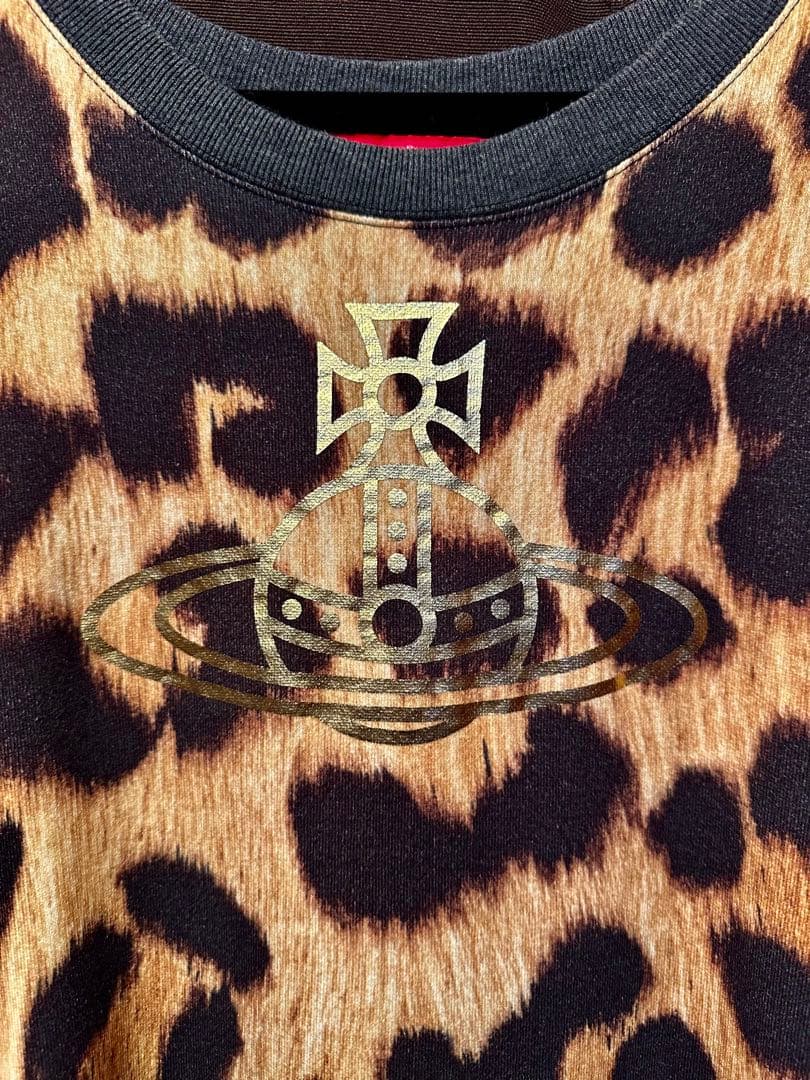 ヴィヴィアンウエストウッド レオパード ビッグオーブ スゥエット トレーナー