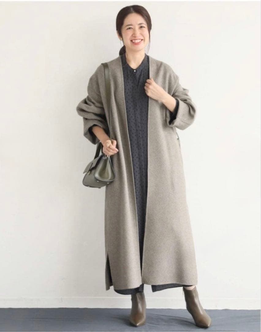 美品【IENA】MANTECO イエナ♡ダブルフェイス　ロングコート　サイズ38