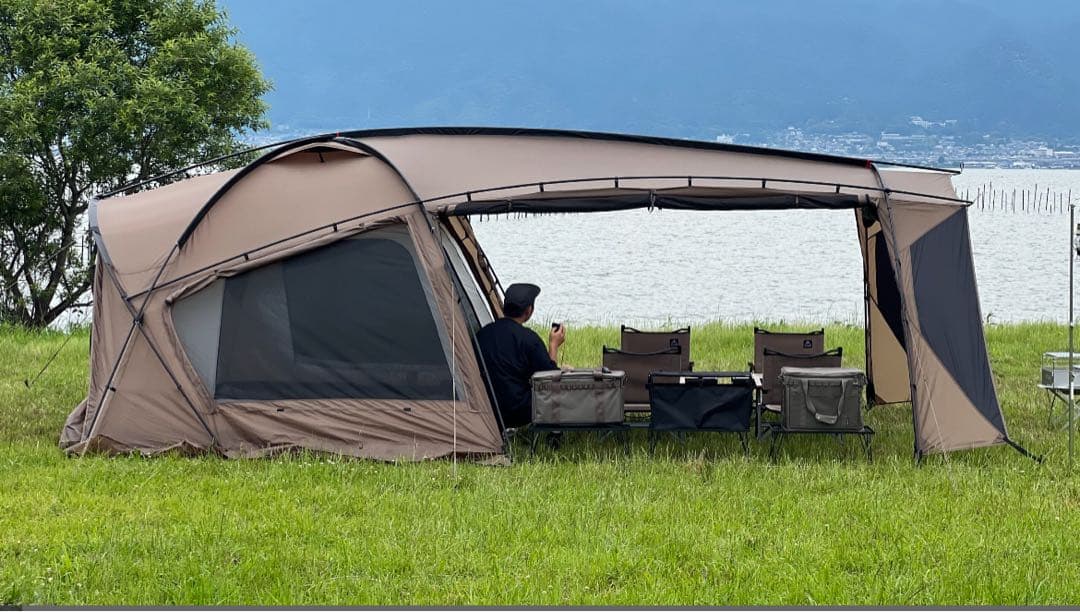 ラーテルワークス ボーデン　２ルームテント　コヨーテブラウン