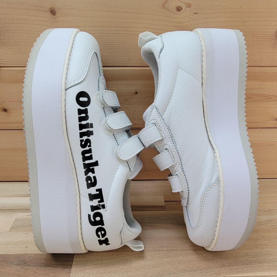 オニツカタイガー ウィメンズ デレゲーションチャンク ホワイト 23cm