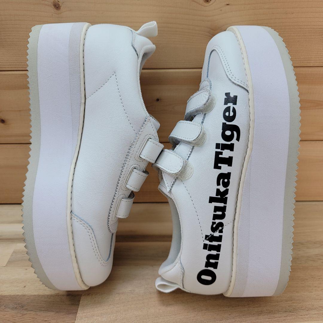 オニツカタイガー ウィメンズ デレゲーションチャンク ホワイト 23cm
