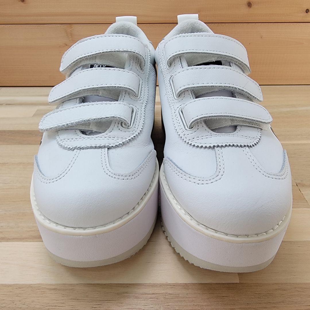 オニツカタイガー ウィメンズ デレゲーションチャンク ホワイト 23cm